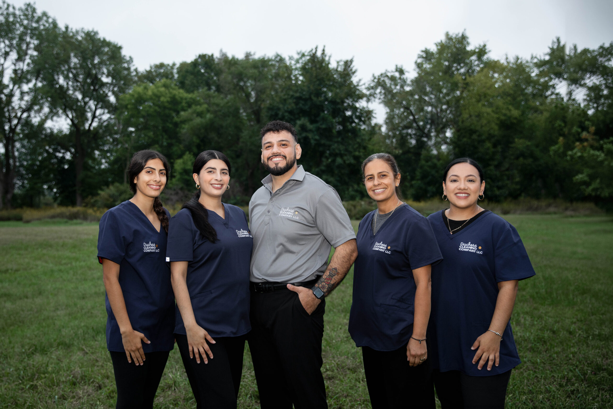 Duchess Cleaning Company team in branded uniforms serving Chicagoland and Northwest Indiana